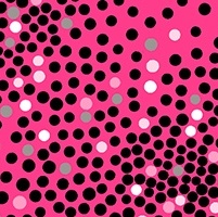 Splatter Dots Fuchsia