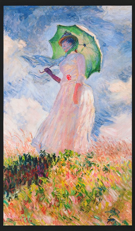 Claude Monet - Žena s dáždnikom - panel