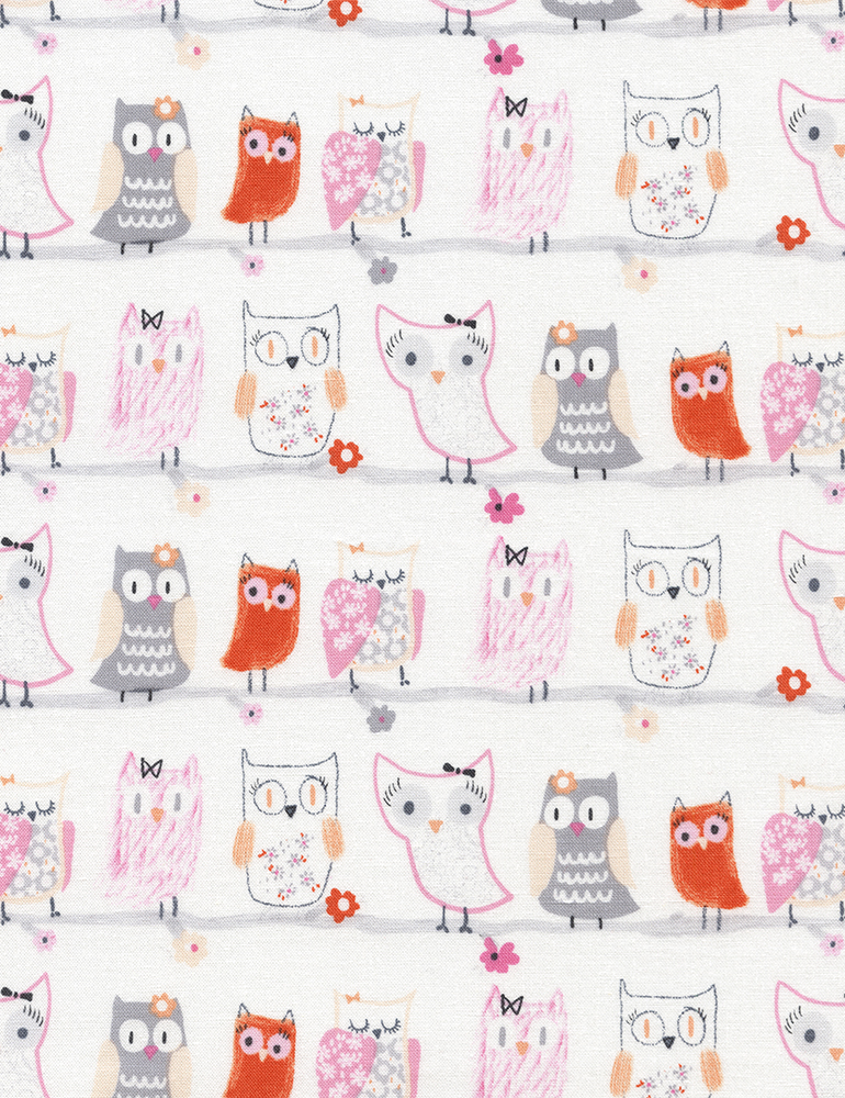 Flora and Fawn - Pastel Owls