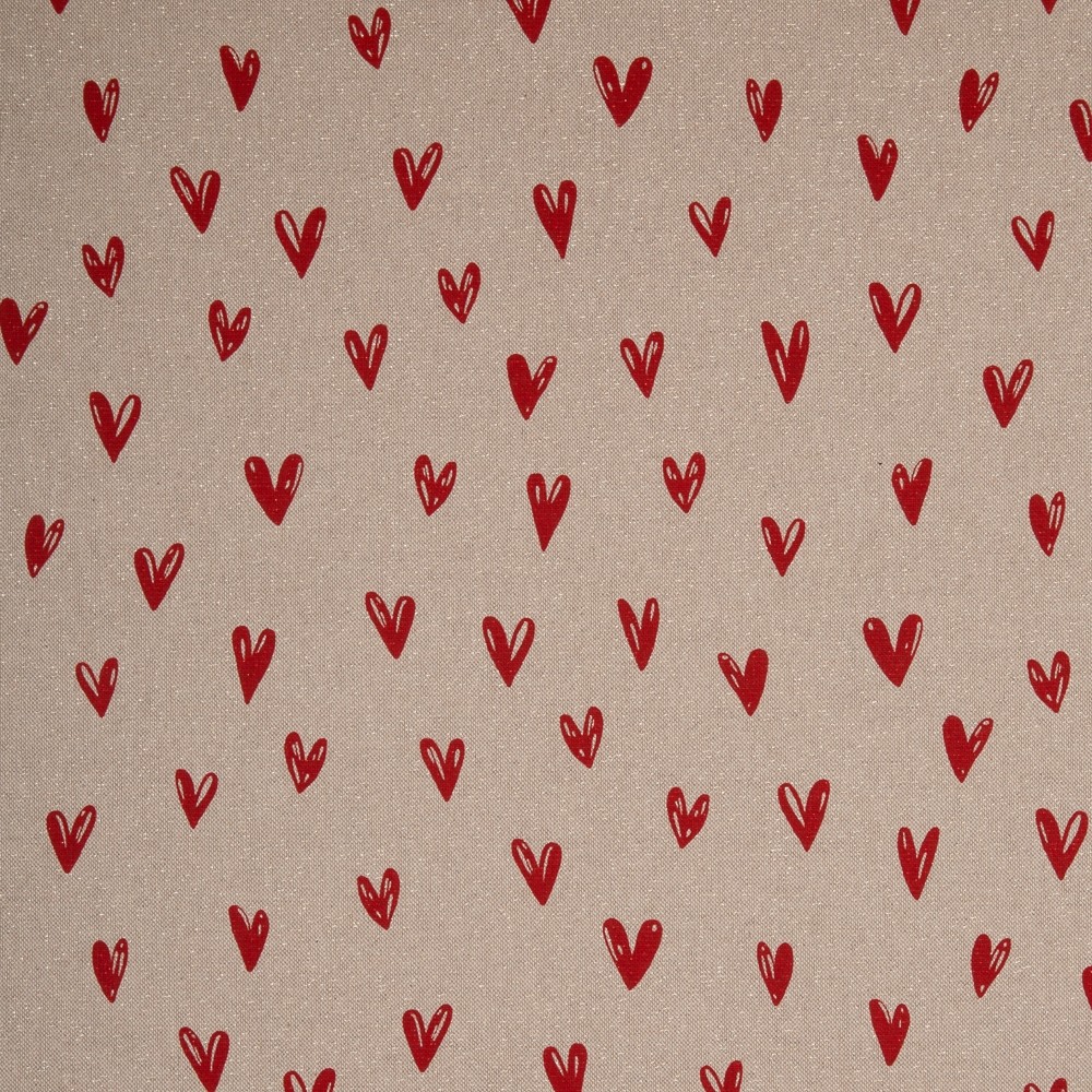 Home Decor - srdiečka so zlatým leskom