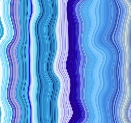Transcendence Wavy Stripe Blue