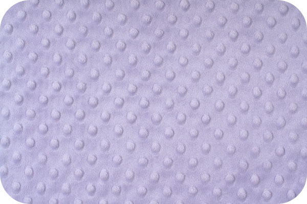 Minky Cuddle Dimple LAVENDER - 75cm x 75cm